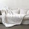 Bettüberwürfe, gestrickte Gewichtsdecke, grob gestrickte Decke, Garnfüllung – handgewebte geknotete Decken für Bett, Sofa, Stuhl, grobe Garndecke für Heimdekoration