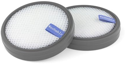 PRETTYCARE Esponja de filtro de repuesto para aspiradora para reducir obstrucciones y aumentar el efecto de succión, compatible con PRETTYCARE V1, V3 (2 unidades)