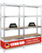 PROREGAL Mega Deal 2X Kellerregal Gorilla | HxBxT 180x90x40cm | Fachlast 175kg | Verzinkt | Garagenregal Schwerlastregal Werkstattregal Lagerregal Steckregal