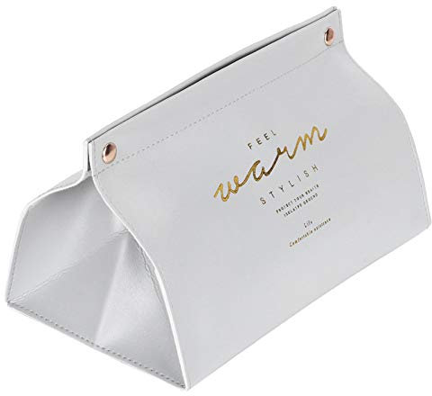 Porta Fazzoletti Tascabili, Copertura della Scatola dei Fazzoletti in Pelle PU Porta Fazzoletti da Borsa Custodia da Viaggio Per Fazzoletti Porta Fazzoletti Riutilizzabile Porta Fazzoletti Coperchio D
