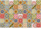 54 Mattonelle Premium Selection in Ceramica Smaltata - Sunset - 10x10 cm spessore 0,6 cm - Mattonelle Tunisine realizzate con Serigrafia Artigianale - Adatte a rivestimento