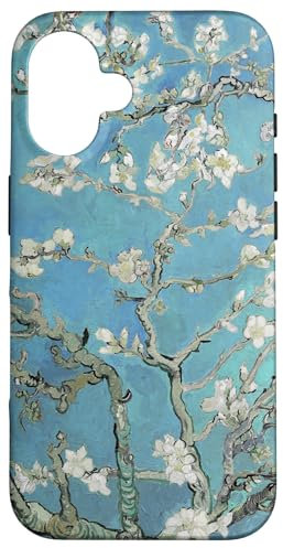 Hülle für iPhone 16 Van Gogh Mandelblüte berühmte Vintage-Kunstkunst
