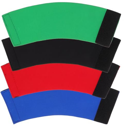 SHOWERORO 2 Juegos de Bandas de Aislamiento Térmico para Botellas Resistentes a Altas Temperaturas 4 Unidades