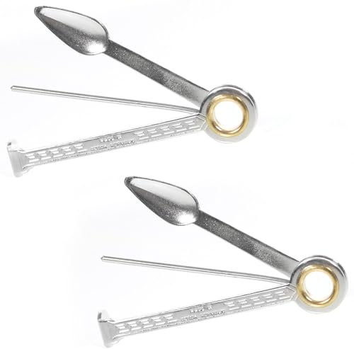 2 Stk Pfeifenstopfer, Pfeifen Zubehör, Pfeifenbesteck, Pfeifenzubehör, Pfeifenreiniger Pfeifenstampfer Pfeifenstopfen aus Metall