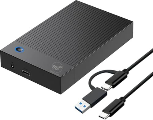 ModusTech External (DESKTOP) Hard Drive 6TB USB 3.0 & Type-C 3.0 - High-Speed Data Storage for PC, Mac, Laptops, and Gaming Consoles - Durable Design, Compatible with Windows, MacOS, Linux (6, TB)