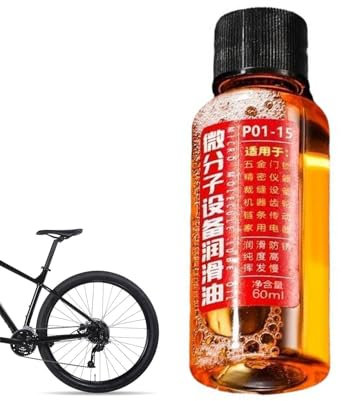 Mppchhn Olio lubrificante per catene,Olio per motoseghe, Lubrificante per catene ecologico ad alte prestazioni 60 ml Olio per, Prevenzione della ruggine, forniture domestiche resistenti all'usura,
