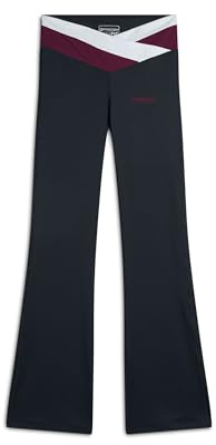 FREDDY - Zweifarbige ausgestellte Leggings mit hoher Taille, überkreuzt, bleue, X-Small