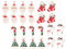 DIYEAH 24 Stück Weihnachtsanhänger DIY Schmuck Urlaub Charm-Anhänger Weihnachtsbaum-Anhänger DIY -Schmuckzubehör weihnachtsbasteln weihnachts basteln Legierungsanhänger Mini -Zauber