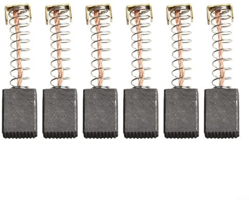 Semplifica la manutenzione con questo set di sei spazzole di ricambio in carbonio per la serie Parkside PBH