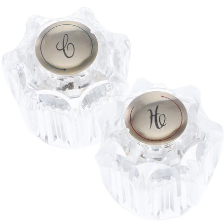 POPETPOP 2stücke Teiliges Ersatzset Für Duschknöpfe Kunststoffgriffe Für Wassersteuerung Passend Für Badewannen Duscharmaturen Einfache Installation Und Flexible Temperaturkontrolle