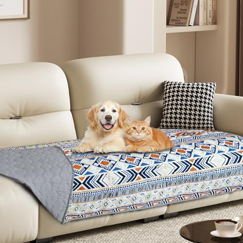 YOSEPATI wasserdichte Hundedecke,Wendbarer Sofabezug im Boho-Stil für Hunde | Wasserdichte Hundebettdecke im Boho-Stil, wendbar und waschbar, auslaufsicher, schützt Möbel wie Bett, Couch oder Sofa