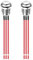 Gebildet 2 Stück Vorverdrahteter 12-mm-Druckknopf aus Wasserdichtem Metall mit Verriegelung, 3-polig, NO/NC, Druckknopf EIN/Aus, 1A 12V/24V/125V/250V AC (Hoher Kopf)