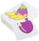 ERINGOGO 1satz Frühe Lernkarten Für Junge Mädchen Mit Obst Und Gemüse-Puzzle-Karten Kognitiven Fähigkeiten Für Vorschulkinder Zur Verbesserung Von Gedächtnis Beobachtungsvermögen