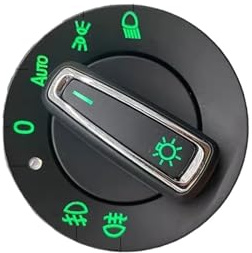 Schaltknopf Scheinwerfer Kompatibel Mit Skoda Für Spaceback Für Rapid Für KAMIQ 2019 Automatisches Scheinwerferschaltermodul Autoscheinwerfer-Steuerschalter