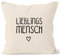 MoonWorks Lieblingsmensch Kissenbezug Natur Pullover
