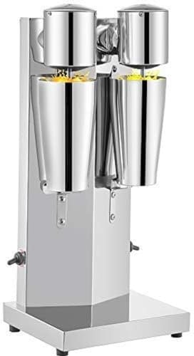 VEVOR Getränkemixer 150W, Milchshaker Elektrisch 800ml, Doppelköpfe, Silbrig, Elektrischer Mixer für Shakes, Cocktailmixer, Milchshake Maschine, Bar Mixer, Standmixer, Gewerbliche Privatgebrauch