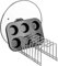 SANNO Pfannenhalter Pfannen Organisator Spektrum Kitchen Organisator für Teller, Schneidebretter Backgeschirr, Kühlung, Töpfe & Pfannen, Serviertabletts, Deckelhalter Rack, Edelstahl