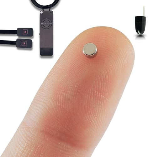 PingaOculto Spion Kopfhörer für Prüfung Mini Nano Unsichtbare Kopfhörer MP3-Player mit Drucktasten - Unsichtbar Ohrhörer Kabellos Headset Spicker (Spion Kopfhörer Nano V2 + VIP Pro UltraMini)