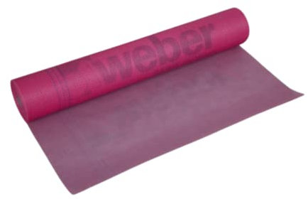 WEBER Treillis en fibre de verre de renfort des façades ITE, 4,5 x 4,5cm - 50 x 1,1m, Webertherm fibre de verre