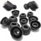 Mijusun 6 Paar Silikon-Ohrstöpsel für Sennheiser Momentum True Wireless 2, Ersatz-Ohrstöpsel für Sennheiser Momentum 3, Sennheiser CX-Serie, Schwarz, SHG0201
