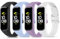YLK 4 Piezas Correa Compatible con Samsung Galaxy Fit 2 (SM-R220) Mujer Hombr, Pulsera de Repuesto de Silicona Suave para Samsung Galaxy Fit 2 (Negro/Blanco/Lavanda/Azul Claro)