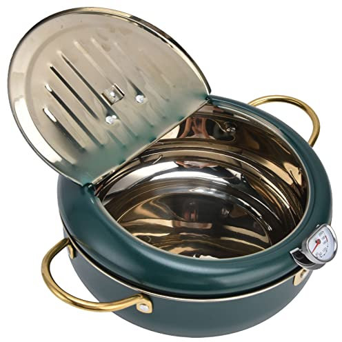 Friteuse, Acier inoxydable, Mini friteuse domestique pour Camping pour pique-nique (304 acier inoxydable #24cm)