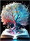 parallelower Passez la souris sur l'image pour zoomer 5D Diamond Painting Diamond Painting Arbre Magique DIY Arbre de Vie Peinture en Diamant Kits pour Murale Décoration 30x40cm