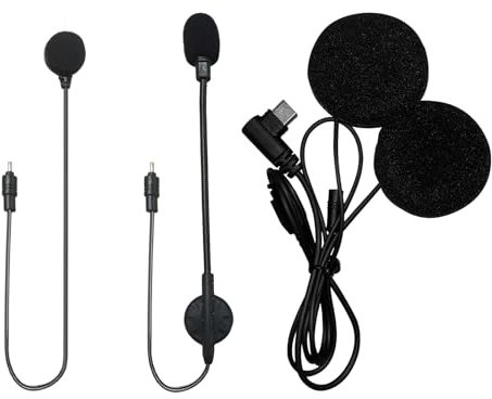 XGP X1 Casque de moto Hi-fi avec micro et bouton audio
