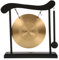 HOLIDYOYO Feng Shui Ching Zen Gong Bureau Gong Décoration Zen-Art Laiton Feng Shui Bureau Gong Avec Support Asiatique Gong Cloche Pour La Décoration De La Maison Dragon