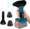 Jet Dry Mini Gebläse,Jet Fan 130000 RPM Wind Speed 4-Speed Control Kompatibel mit Bosch GBA 18V Lithium Batterie，Super Jet Fan Gebläse zum Trocknen, Reinigen (Batterie Nicht enthalten)