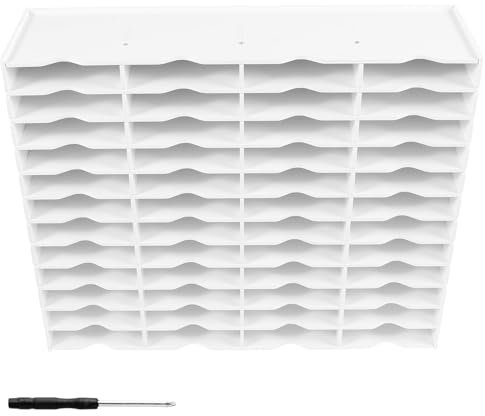 Stempelkissenhalter, Farbaufbewahrungsregal, Handy-Aufbewahrungsbox, Mini-Archiv-Tintenkissenablage, wasserdichter Stempelkissen-Organizer für Bastelbedarf (48 Zellen)