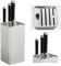Quintrost Soporte Cuchillos Cocina sin Cuchillo, Universal Bloque para Cuchillos, Porta Cuchillos Organizador, Bloque para Cuchillos de Cocina, Blanco