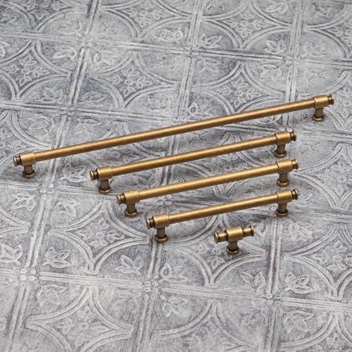160mm Antique Brass Cabinet Handle Bronze Cupboard Door Drawer Furniture Pull Industrial Pipe Design