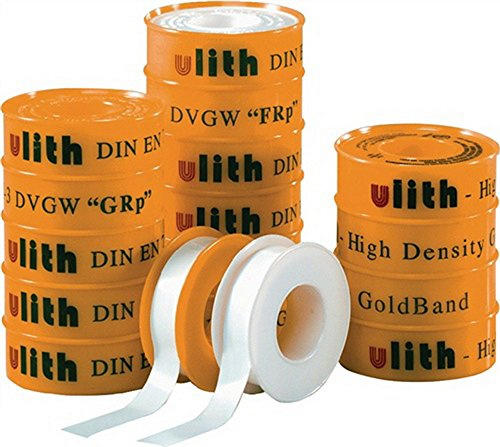 KAYSER GmbH Gewindedichtband Teflon L.12m 60g/m2 Kl.F DVGW-VP403 EN751/3