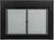 Pleasant Hearth AN-1010 Alpine Fireplace Glass Door, Black, Small