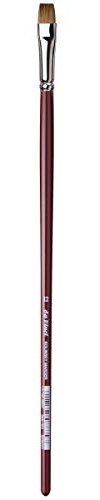 Da Vinci 1810 Series Oilpainting Brush, 12, Kolinsky red sable hair, Maroon, 31 x 1.2 x 30 cm