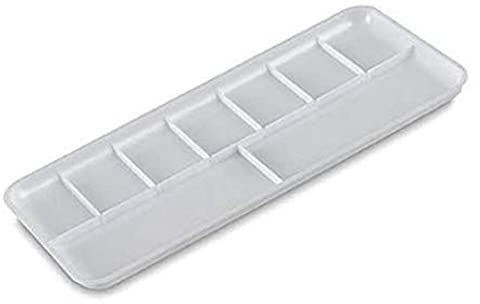 JAS : Palette Plastic : small rectangle 3.5 x 7 in.