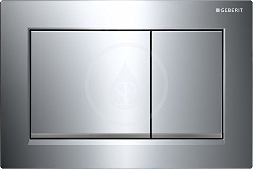 Geberit 115080KH1 Betätigungsplatte OMEGA30 f 2-Meng-Spül seidengl./hochgl