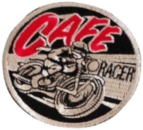 Aufnäher Motorrad Aufnäher Aufbügler Cafe racer 7 cm
