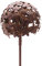 Gartenstecker - Allium - H110cm / D16cm - Rost - Gartendeko