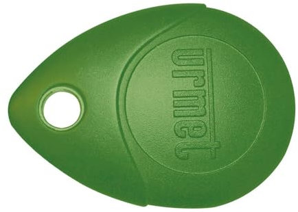 badge / clé de proximité - 13.56 - verte - urmet memoprox/v