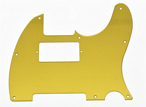 KAISH Northwest Guitars Pickguard für Fender Telecaster Gitarre, verspiegelt, goldfarben