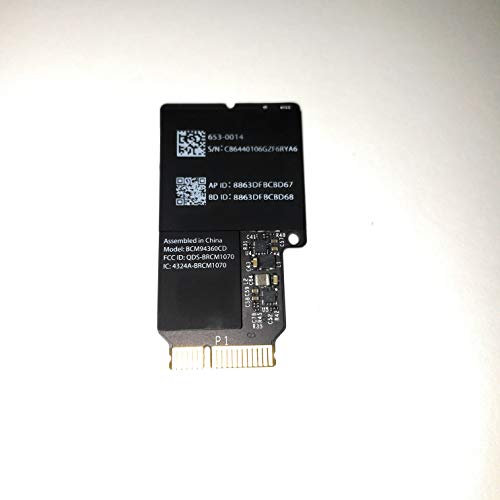 Apple (661 – 7514) aeropuerto WiFi Bluetooth Tarjeta – iMac 21.5 A1418 & 27 A1419 (finales 2013, Mediados 2014) Broadcom bcm94331cd (607 – 8968)