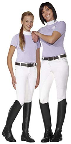 Pfiff Damen Vollbesatz Reithose Julie, Stretch, Hüftform, Kunstledervollbesatz