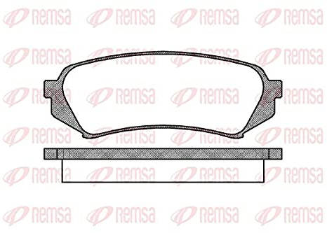 Remsa Car Brake Pad Set For Disc Brake, 0706.00