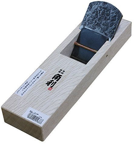 KAKURI 41433 Rabot à double lame, finition blanche, largeur de lame 60 mm, cana, rabot, bricolage, outil de menuiserie, bois, finition de surface, traitement