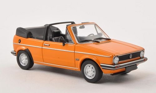 VW Golf I Cabriolet GL, orange, 1980, Modellauto, Fertigmodell, Minichamps 1:43