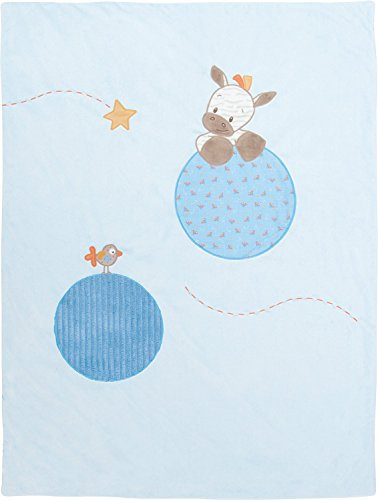 Nattou Decke 75 x 100 cm blau