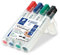 STAEDTLER Whiteboard Marker farblich sortiert 2mm Inhalt 4 Farbe