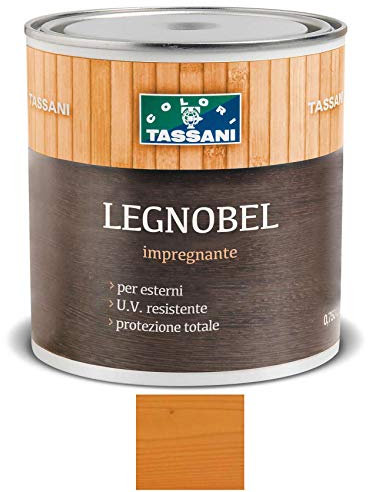 Legnobel Impregnante a Solvente Vernice per Legno Tassani 1 Lt - Varie Colorazioni (Frassino)